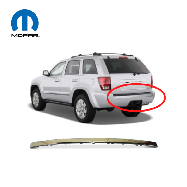 Pletina trasera original Mopar Jeep Grand Cherokee WK 2005 2006 2007 2008 2009 2010 Cromada